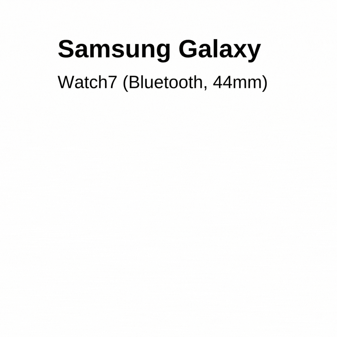 Samsung Galaxy watch- animation